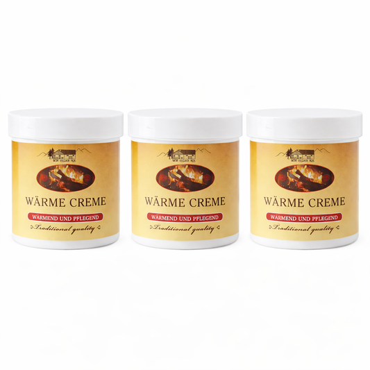 3x250 ml Wärme Creme – Wärmend & pflegend