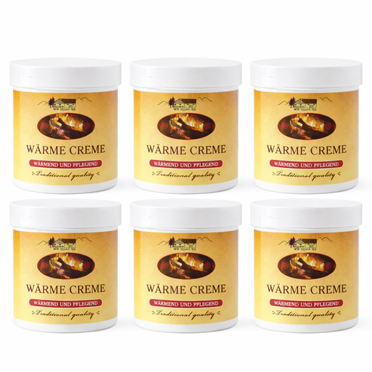 6x250 ml Wärme Creme – Wärmend & pflegend
