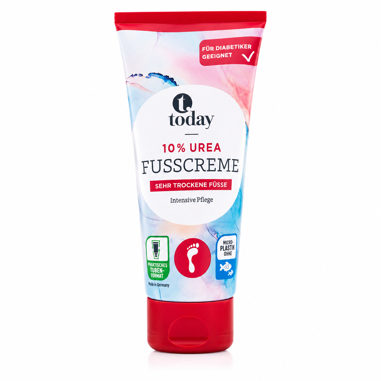 today 10% Urea Fußcreme – Intensive Pflege für sehr trockene Füße 100 ml
