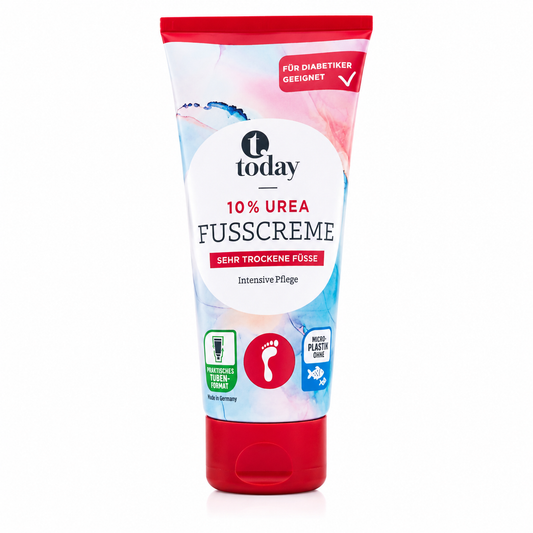 today 10% Urea Fußcreme – Intensive Pflege für sehr trockene Füße 100 ml