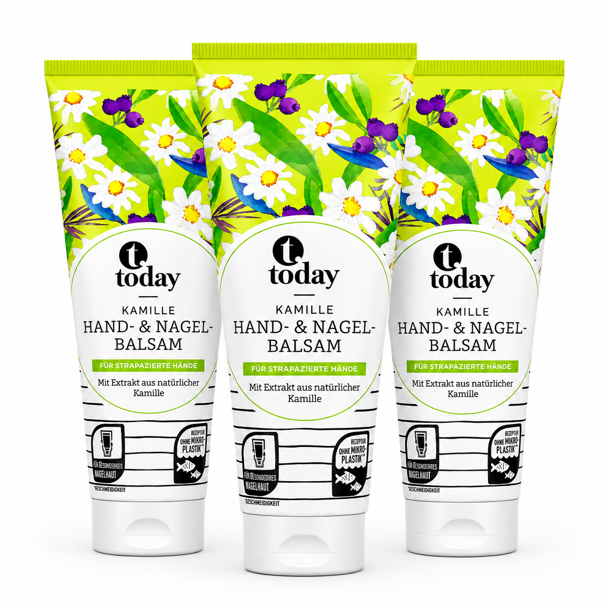 today Kamille Hand- & Nagelbalsam – 125 ml ( 3 Pack)