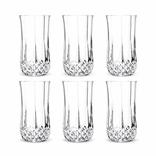 Wassergläser-Set 6-teilig – Trinkgläser 310 ml aus Glas