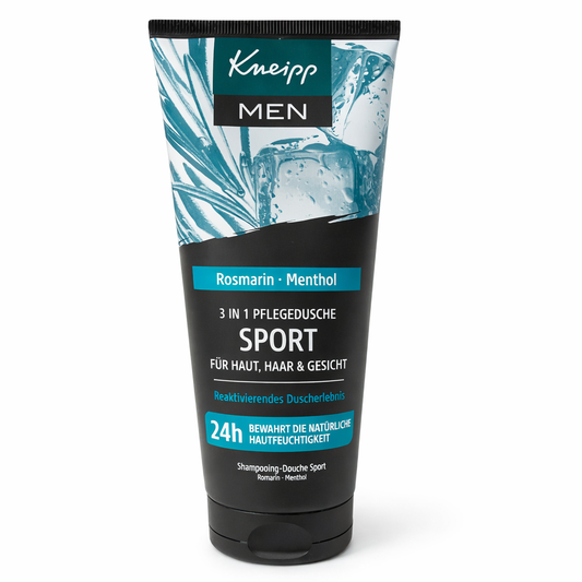 Kneipp MEN 3-in-1 Pflegedusche Sport – Rosmarin & Menthol