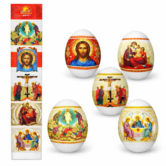 Ostereier Dekoration Schrumpffolie Ostern Zauberfolie Thermofolie Ikona