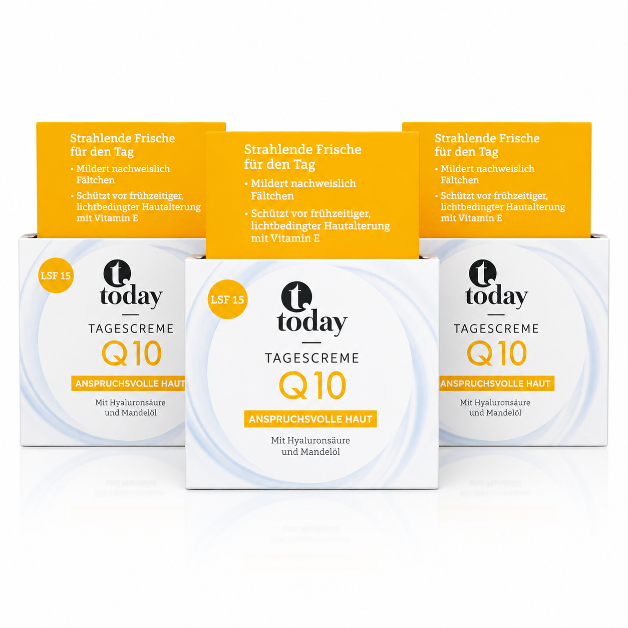 today Tagescreme Q10 LSF 15 für anspruchsvolle Haut 50 ml (3 Pack)