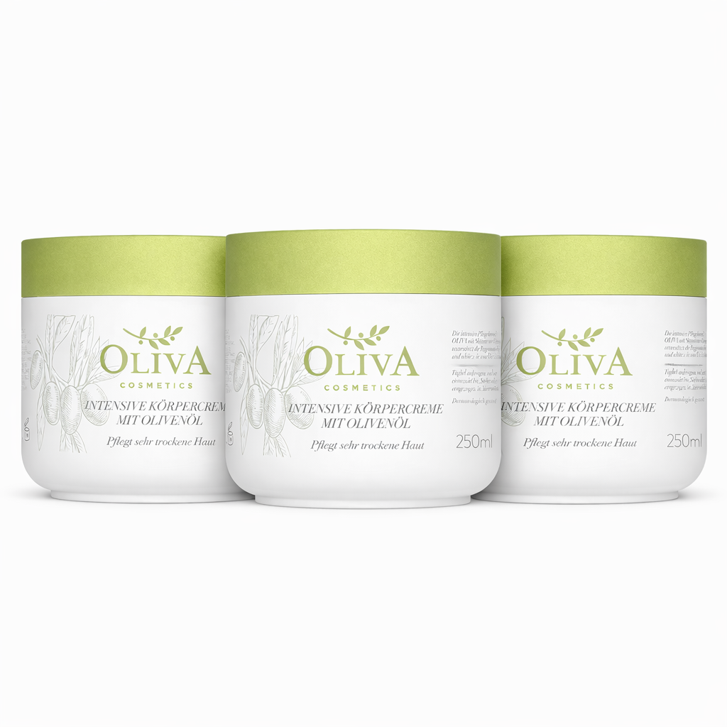Oliva Intensive Körpercreme mit Olivenöl – 250 ml (3 pack)