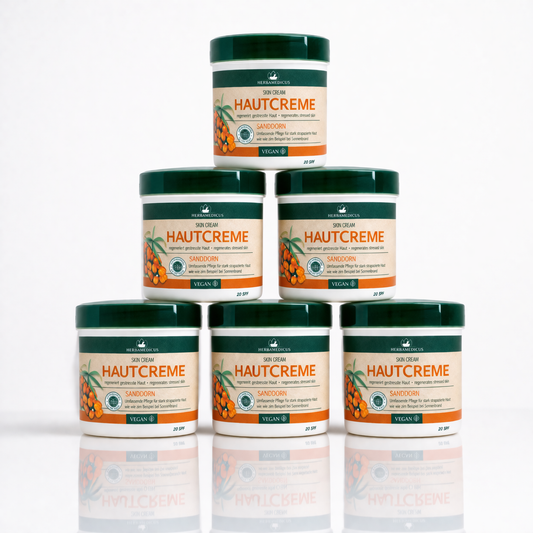 HERBAMEDICUS Hautcreme Sanddorn 250 ml ( 6 Pack)