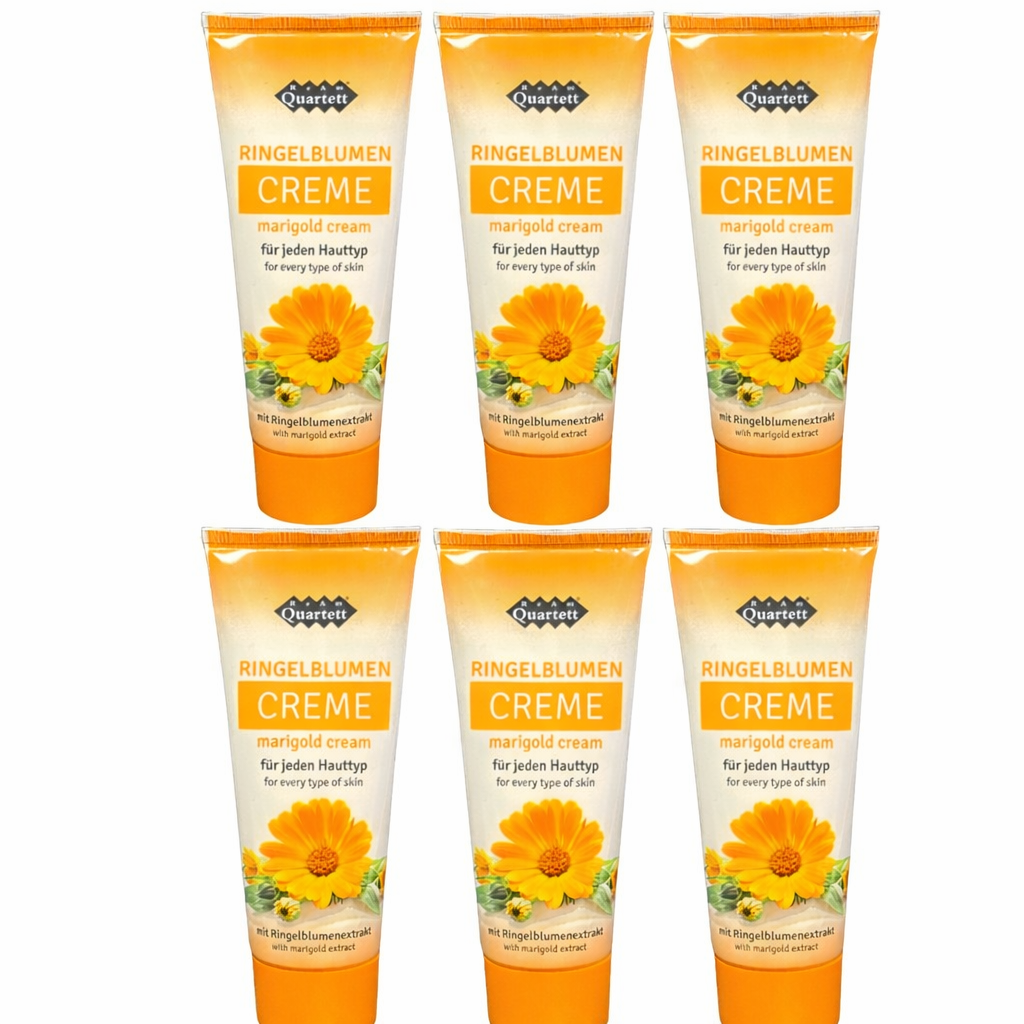 6x75 ml ReAm Quartett Ringelblumen Creme Hautcreme intensive Feuchtigkeitspflege