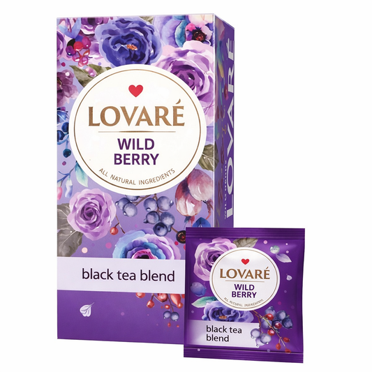 Lovare Tee "Wildbeeren" Schwarztee 24*2g
