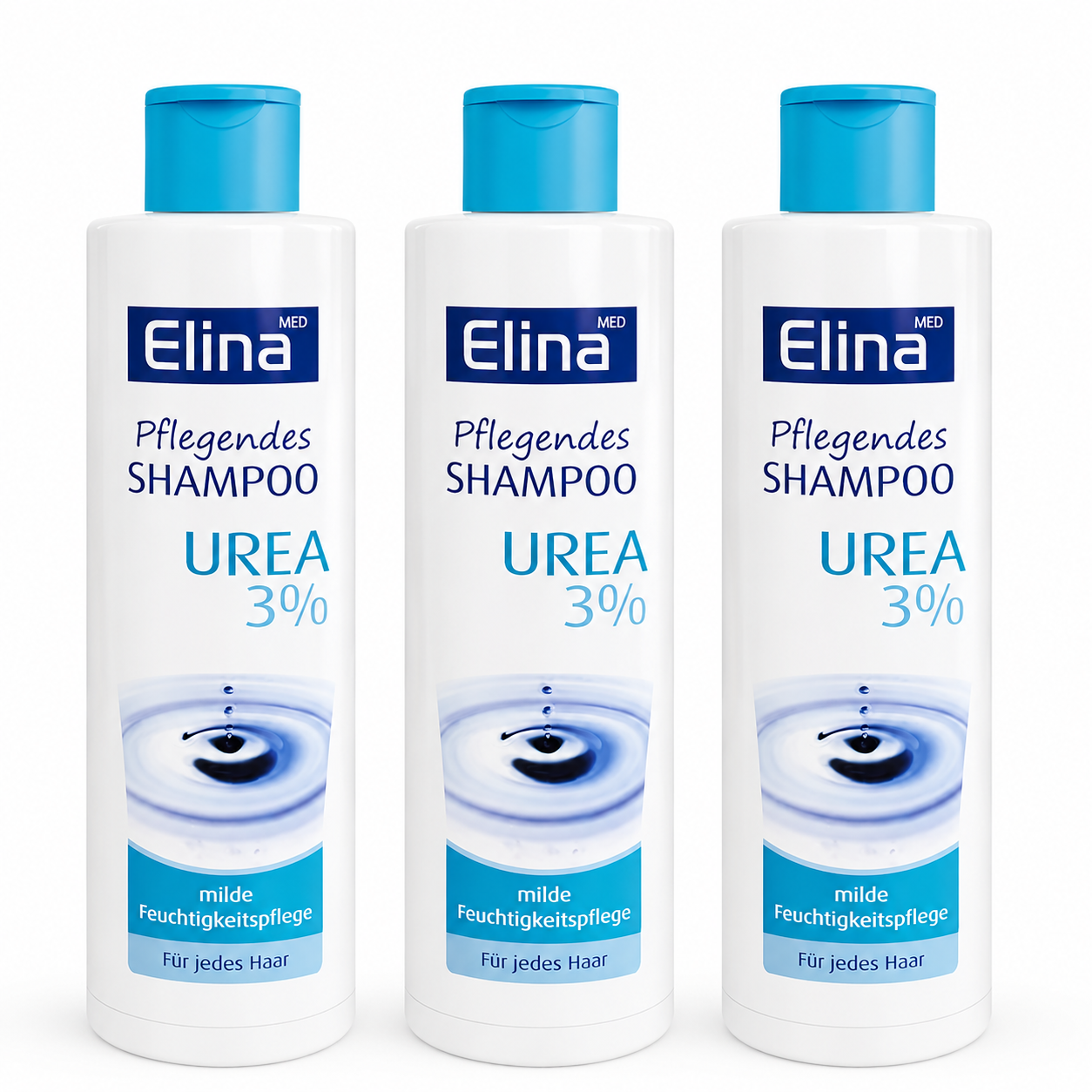 Elina Elina Med Urea 3% Pflege-Shampoo 250 ml (3 Pack)