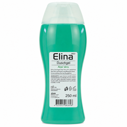 Elina Med Duschgel Aloe Vera 250 ml – Feuchtigkeitsspendende Hautpflege mit Aloe Vera
