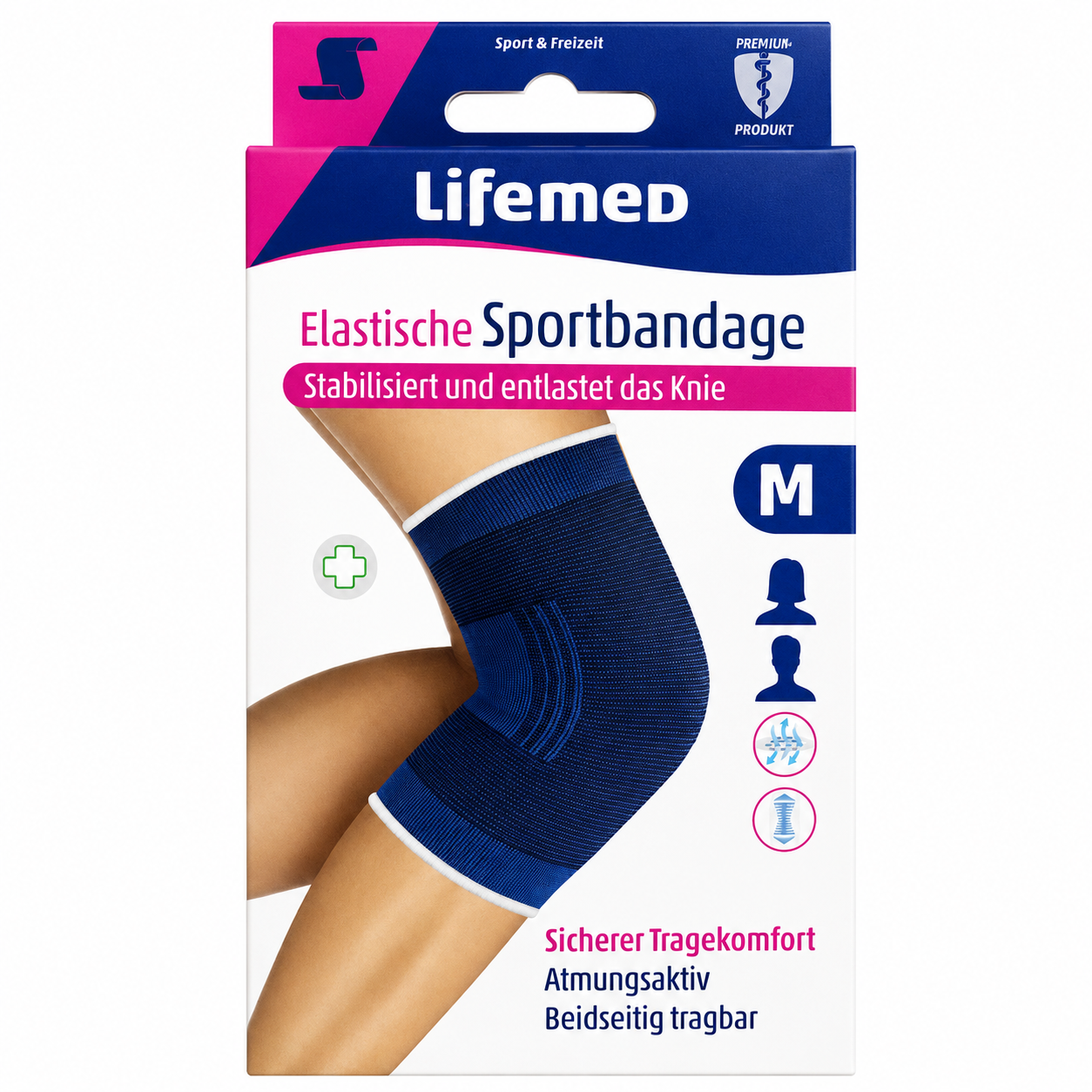 Elastische Kniebandage Kniegelenkbandage Kniestütze Sportbandage Bandage