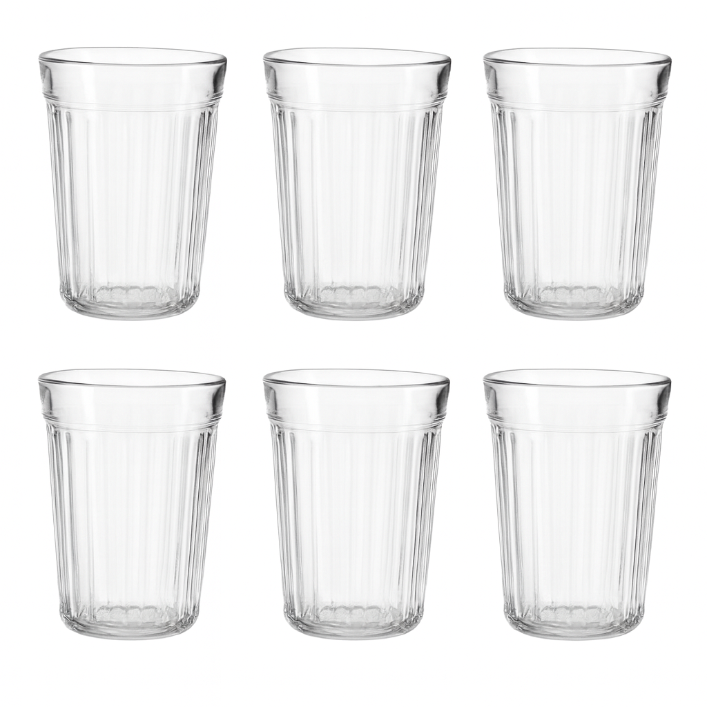 6 Gläser Glas Trinkgläser Trinkglas Longdrink Wasserglas 200 ml