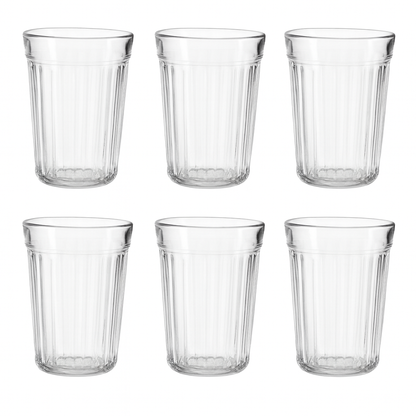 6 Gläser Glas Trinkgläser Trinkglas Longdrink Wasserglas 200 ml