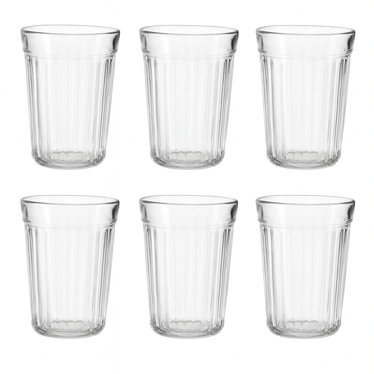 6 Gläser Glas Trinkgläser Trinkglas Longdrink Wasserglas 200 ml