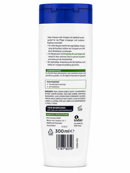 today Anti-Schuppen Shampoo Apfelduft – 300 ml