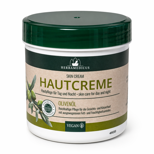 Herbamedicus Hautcreme Olivenöl Tages + Nachtpflege 250 ml