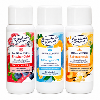 Dresdner Essenz Sauna-Aufguss set 3x250 ml