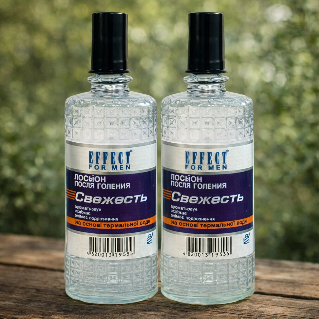 2 x 113 ml EFFEKT Frische After Shave Gesichtslotion