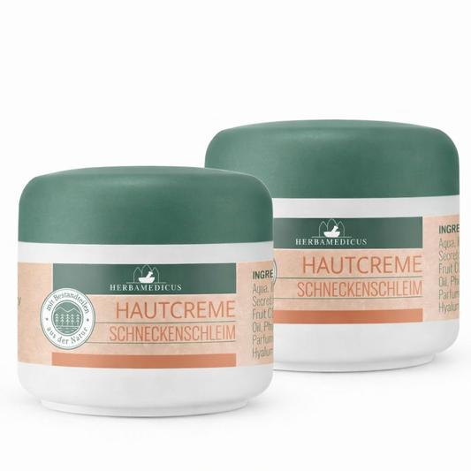 2x50 ml Herbamedicus Hautcreme Schneckenschleim