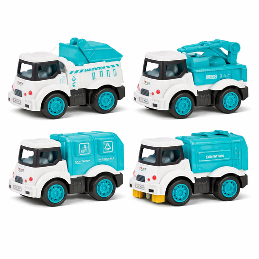 Набор машинок из 4 предметов Санитария