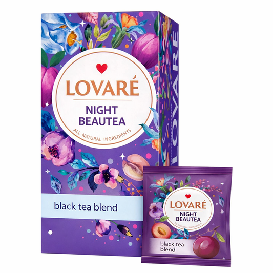 Lovare Tee "Night Beautea", Schwarztee 24*2g