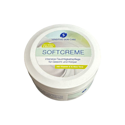 Sensitive Skin-Care Softcreme mit Vitamin E Aloe Vera 250ml