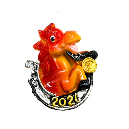 Magnet-Set Jahr des Pferdes 4 x 5 cm