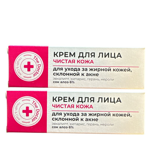 2 St. 30 ml  Domaschnij Doktor Gesichtcreme Klare Haut