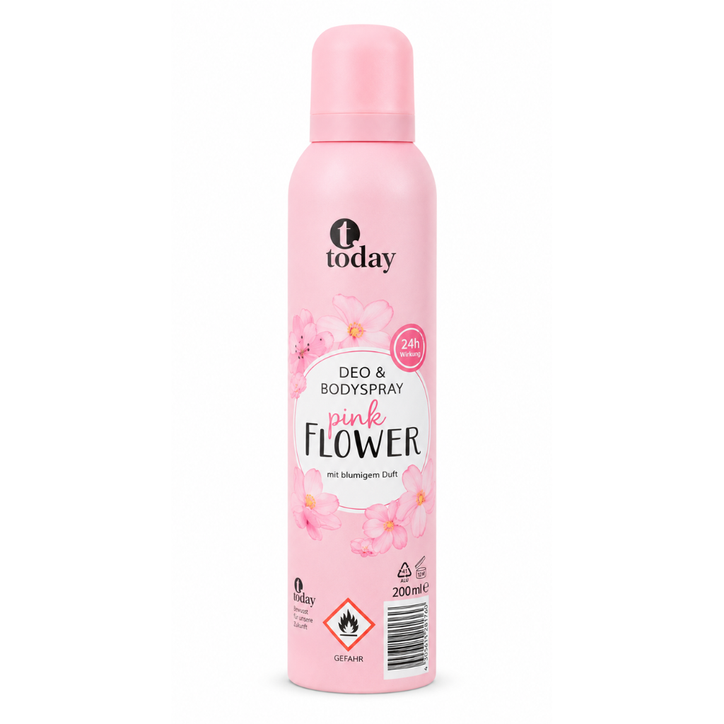 today Deo & Bodyspray Pink Flower – 200 ml