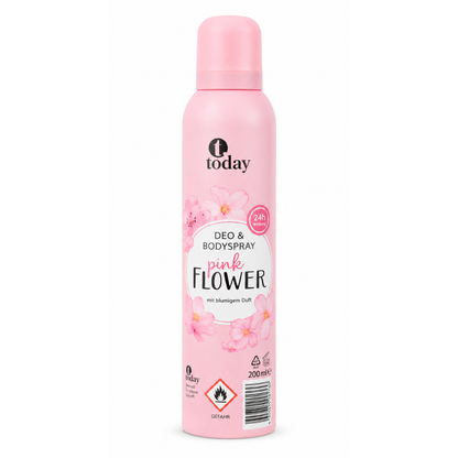 today Deo & Bodyspray Pink Flower – 200 ml