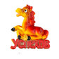Magnet-Set Jahr des Pferdes 6 x 6 cm unterschiedliche Pferdemotive