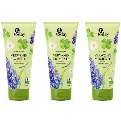 today Duschgel Verwöhnmomente Limited Edition, 200 ml (3 Pack)