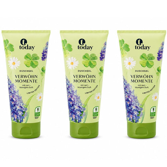 today Duschgel Verwöhnmomente Limited Edition, 200 ml (3 Pack)