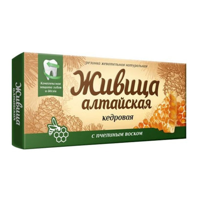 Zhivitsa Altai Kaugummi "Zhiwitsa"mit BienenwachsAltai-Nektar aus Zedernholz
