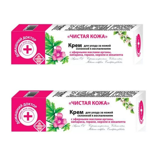 2 St. 30 ml  Domaschnij Doktor Gesichtcreme Klare Haut