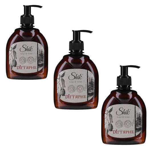 3x 300 ml Shik Flüssigseife mit Birkenteer  Birkenseife