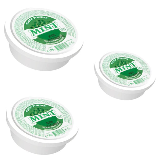 3x75 g Fitokosmetik Zahnpulver Mint