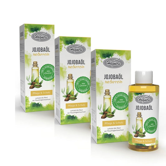 3x 75 ml Original Hagners Jojobaöl  für Haut