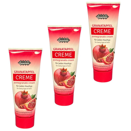 3x75 ml Ream Quartett Granatapfel Feuchtigkeit Creme
