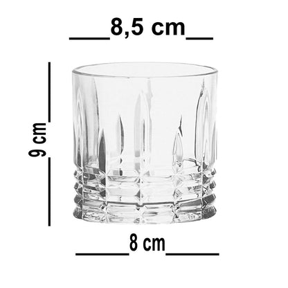 Set aus 6 Gläsern, "Whisky/Saftgläser" 320 ml