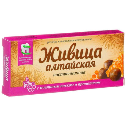 Zhivitsa Altai Kaugummi "Zhiwitsa"mit BienenwachsAltai-Nektar aus Zedernholz
