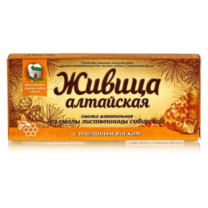 Zhivitsa Altai Kaugummi "Zhiwitsa"mit BienenwachsAltai-Nektar aus Zedernholz