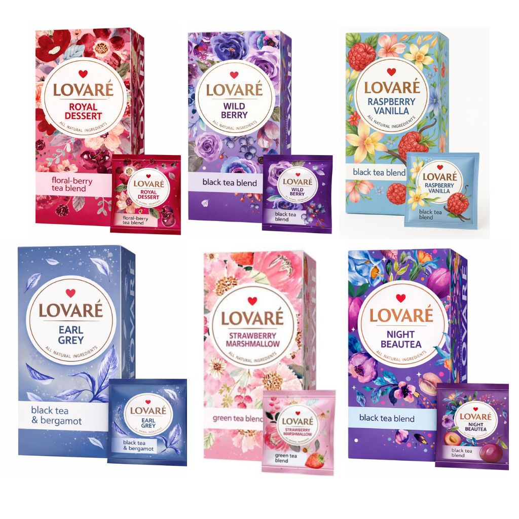 Lovare Tee 6 verschiedene Sorte