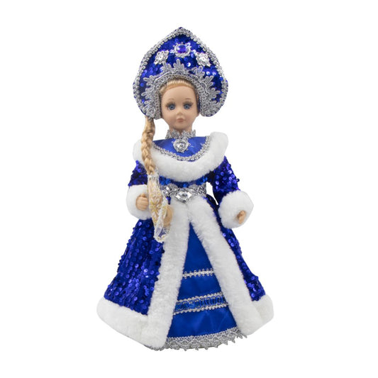 "Snegurotschka"Figur mit Bonbonbehälter "Снегурочка" Schneemädchen 35 cm