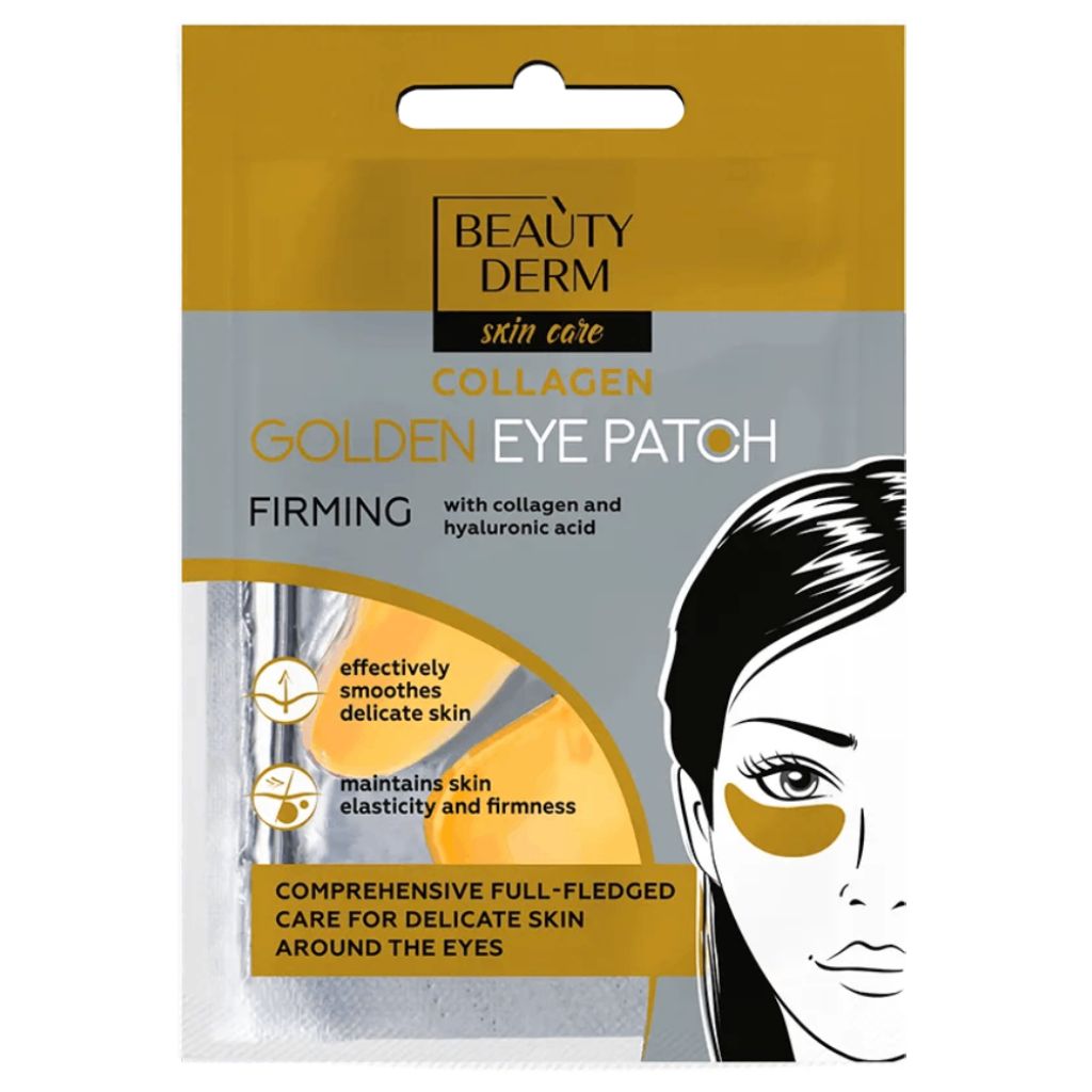 2 Pack. Beauty Derm Goldene Kollagenpads