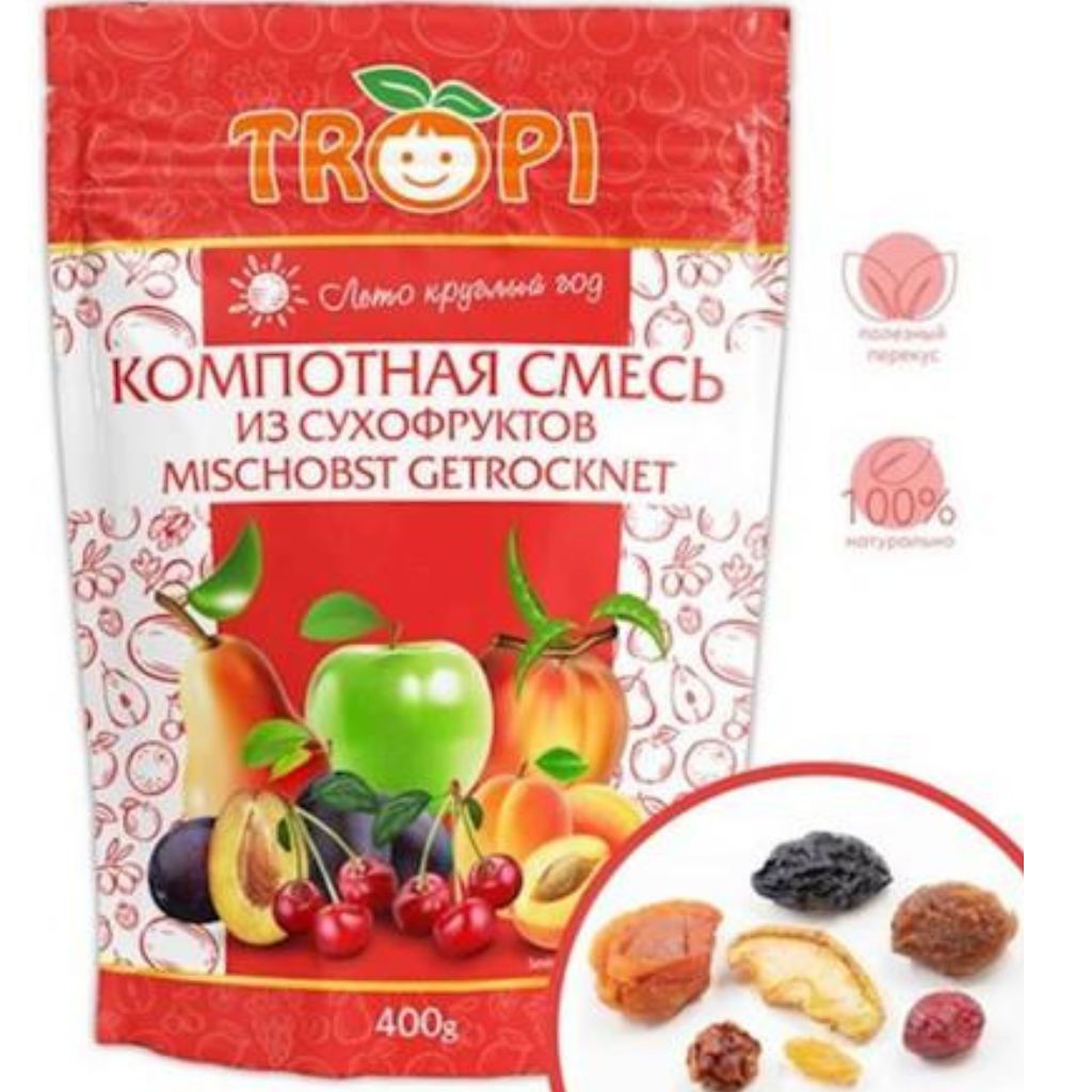 2x 400 g Tropi Mischobst getrocknet