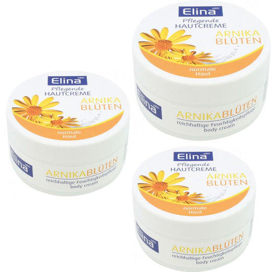 3 St. Elina Creme Arnika in Dose 150 ml Hautcreme schmerzlindernd