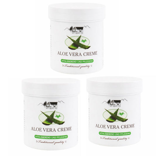 3x250 ml Aloe Vera Creme – Vitalisierend und pflegend