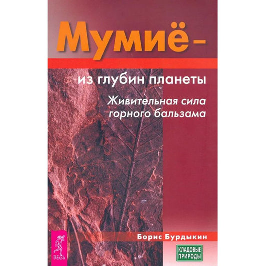 Бурдыкин Борис Мумиё - из глубин планеты. Живительная сила горного бальзама